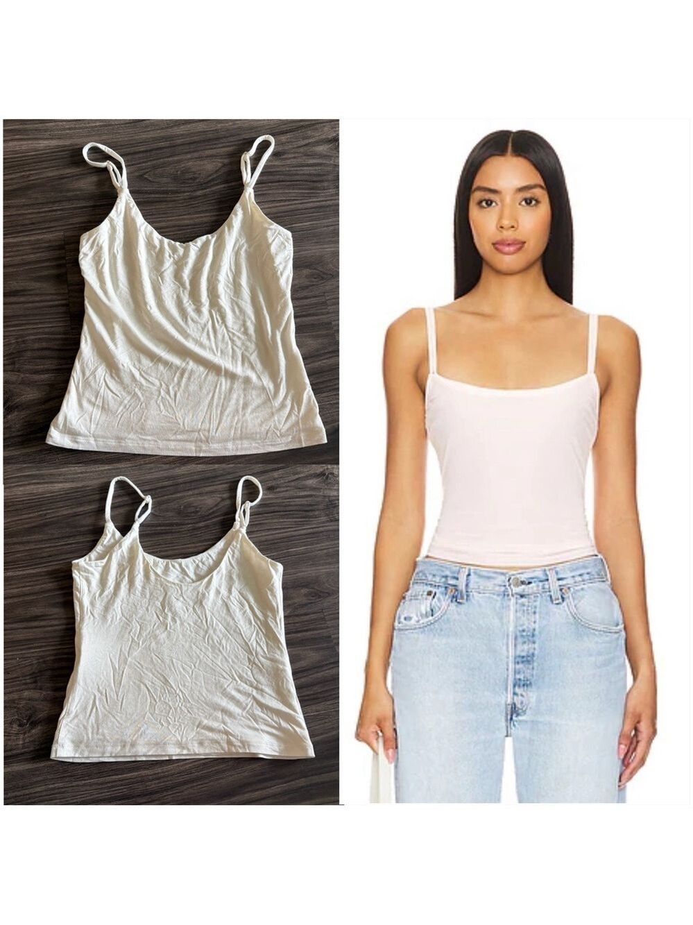 Lovers + Friends Womens Ivory Cream Camisole Top XS